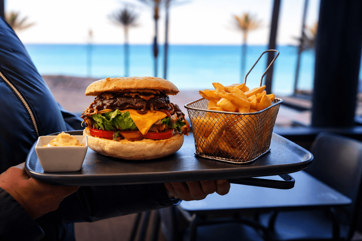Hamburger Black Velvet